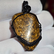 Load image into Gallery viewer, Bronzite Wire Wrapped Pendant – 古铜辉石绕线吊坠