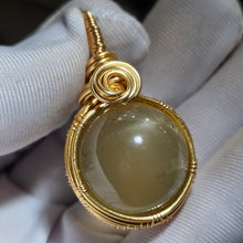 Load image into Gallery viewer, Citrine Azeztulite Wire Wrapped Pendant – 黄水晶阿赛斯特莱绕线吊坠