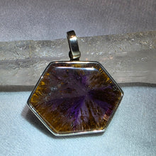 Load image into Gallery viewer, Cacoxenite Trapiche Pendant – Spiritual Awakening, Abundance & Higher Alignment
