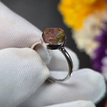 Load image into Gallery viewer, Watermelon Tourmaline Ring (Adjustable) – 西瓜碧玺可调节戒指