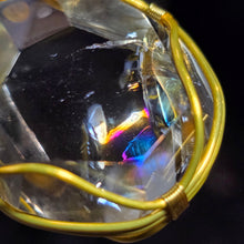 Load image into Gallery viewer, Citrine Azeztulite Wire Wrapped Pendant – 天然黄阿赛斯特莱特水晶绕线吊坠