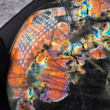 Load image into Gallery viewer, Labradorite Slab Display – Rare Multi-Colour Flash & Protective Energy
