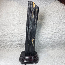 Load image into Gallery viewer, Raw Black Tourmaline Display – Protection, Grounding & Energy Shield