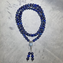 Load image into Gallery viewer, Lapis Lazuli 108 Beads Mala Necklace – 青金石108念珠项链