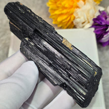 Load image into Gallery viewer, Raw Black Tourmaline Display (Brazil) – 巴西黑碧玺原石摆件