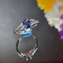 Load image into Gallery viewer, Iolite Ring (Adjustable) – 堇青石可调节戒指