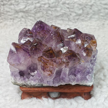 Load image into Gallery viewer, Cacoxenite Cluster – Insight & Awakening Display Stone