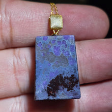 Load image into Gallery viewer, Sugilite Pendant with Chain (South Africa) – 南非舒俱来吊坠配链