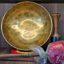 Load image into Gallery viewer, Full Moon Brass Singing Bowl – 满月黄铜颂钵
