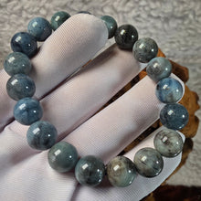Load image into Gallery viewer, Black Flash Aquamarine Bracelet – 黑爆闪海蓝宝