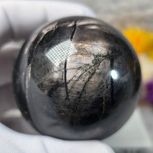 Load image into Gallery viewer, Hypersthene Sphere Display – 紫苏辉石球摆件