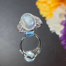 Load image into Gallery viewer, Aquamarine Ring (Adjustable) – 海蓝宝可调节戒指