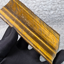 Load image into Gallery viewer, Yellow Tiger Eye Slab Display – Wealth Focus, Confidence & Protective Energy