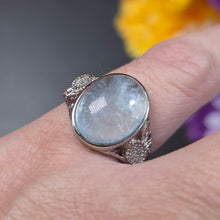 Load image into Gallery viewer, Aquamarine Ring (Adjustable) – 海蓝宝可调节戒指