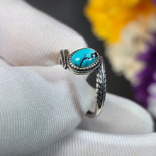 Load image into Gallery viewer, Hubei Turquoise Ring (Adjustable) – 湖北绿松石可调节戒指