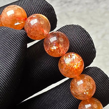 Load image into Gallery viewer, 🍓 Strawberry Sunstone Bracelet — Stone of Joy & Empowerment ✨