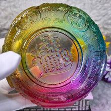 Load image into Gallery viewer, Rainbow Liuli Wealth Bowl Display – 彩虹琉璃聚宝盆摆件