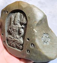 Load image into Gallery viewer, Gobi Jasper Manjushri Bodhisattva Carving Display – 文殊菩萨