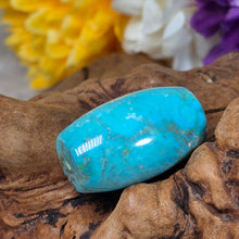 Load image into Gallery viewer, Turquoise Barrel Shaped Bead (Hubei) – 湖北绿松石桶珠路路通