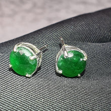 Load image into Gallery viewer, Jadeite Ear Stud Earrings – Timeless Harmony Jewellery