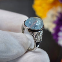Load image into Gallery viewer, Aquamarine Ring (Adjustable) – 海蓝宝可调节戒指