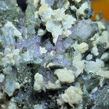 Load image into Gallery viewer, Fluorite on Quartz with Arsenopyrite & Dolomite Specimen (Yaogangxian Mine, Hunan, China) – 湖南瑶岗仙矿萤石共生石英毒砂方解石白云石矿物标本