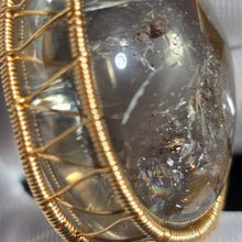 Load image into Gallery viewer, Smoky Citrine Wire Wrapped Pendant – 烟晶黄水晶绕线吊坠