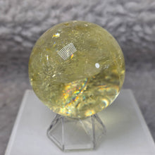 Load image into Gallery viewer, Citrine Sphere Display – 黄水晶球摆件