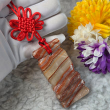 Load image into Gallery viewer, Pork Belly Stone Hanging Charm – 五花肉石挂件