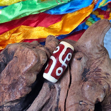 Load image into Gallery viewer, 6-Eyed Dzi Bead – 六眼天珠