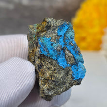 Load image into Gallery viewer, Blue Aerinite Specimen Display (Spain) – 西班牙蓝纤石标本摆件