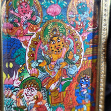 Load image into Gallery viewer, Hand-Drawn Tibetan 5 Jambhala Pendant – 手绘藏传五路财神吊坠