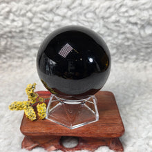 Load image into Gallery viewer, Black Obsidian Sphere – 黑曜石球