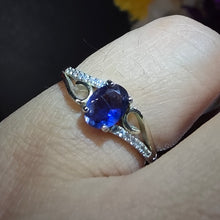 Load image into Gallery viewer, Iolite Ring (Adjustable) – 堇青石可调节戒指