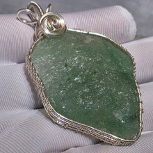 Load image into Gallery viewer, Aventurine Wire-Wrapped Pendant – 东陵玉手工绕线吊坠