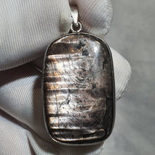 Load image into Gallery viewer, Hypersthene Pendant – Grounding & Focus Stone