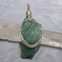 Load image into Gallery viewer, Aventurine Wire-Wrapped Pendant – 东陵玉手工绕线吊坠