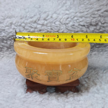Load image into Gallery viewer, Yellow Jade Ju Bao Peng Wealth Bowl – Abundance & Prosperity