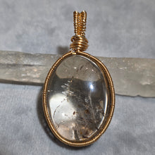 Load image into Gallery viewer, Smoky Citrine Wire Wrapped Pendant – 烟晶黄水晶绕线吊坠
