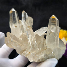 Load image into Gallery viewer, Clear Quartz Cluster Display (Green Ridge, Washington, USA) – 美国华盛顿州 Green Ridge 天然透明水晶簇矿物摆件