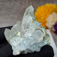 Load image into Gallery viewer, Fluorite on Quartz with Arsenopyrite & Dolomite Specimen (Yaogangxian Mine, Hunan, China) – 湖南瑶岗仙矿萤石共生石英毒砂方解石白云石矿物标本
