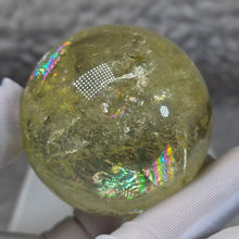 Load image into Gallery viewer, Citrine Sphere Display – 黄水晶球摆件