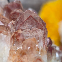 Load image into Gallery viewer, Red Hematite in Quartz Cluster Display (South Africa) – 南非赤铁矿共生石英簇摆件