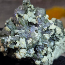 Load image into Gallery viewer, Fluorite on Quartz with Arsenopyrite & Dolomite Specimen (Yaogangxian Mine, Hunan, China) – 湖南瑶岗仙矿萤石共生石英毒砂方解石白云石矿物标本