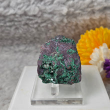 Load image into Gallery viewer, Raw Copper, Cuprite, Malachite & Calcite (Namibia) – 纳米比亚天然原生铜、赤铜矿、孔雀石与方解石共生矿标本
