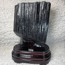 Load image into Gallery viewer, Raw Black Tourmaline Display – Protection, Grounding & Energy Shield