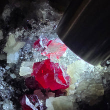 Load image into Gallery viewer, Raw Cinnabar with Dolomite Display (Big) – 天然朱砂共生白云石大型摆件