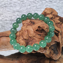 Load image into Gallery viewer, Green Strawberry Quartz Bracelet