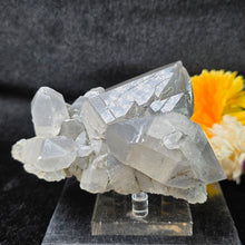 Load image into Gallery viewer, Specular Hematite in Quartz (Madagascar) – 马达加斯加镜铁矿共生白水晶矿标