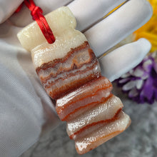 Load image into Gallery viewer, Pork Belly Stone Hanging Charm – 五花肉石挂件